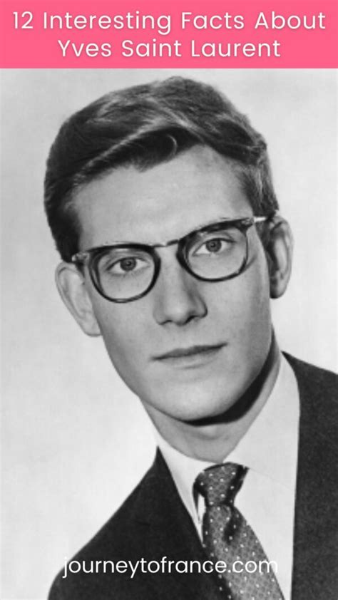 facts about yves st laurent.